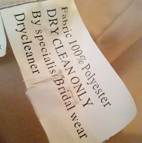 Sorella Vita Cream Tulle Lace Strapless Dress - Picture 6 of 7